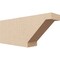 Ekena Millwork 4in. W x 8in. H x 20in. L Burlington Woodgrain TimberThane Rafter Tail, Primed Tan RFTUR04X08X20BURRCPR - alternate 1